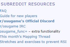Join the osu Discord Server! : r/osugame .